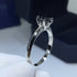MJ-113 Classic 925 Sterling Silver Moissanite Ring stylish jewelry Anniversary Ring