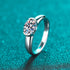 MJ-117 Classic 925 Sterling Silver Moissanite Ring stylish jewelry Anniversary Ring