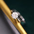 MJ-112 Classic 925 Sterling Silver Moissanite Ring stylish jewelry Anniversary Ring