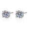 MJ-52 D Color Moissanite Lab Diamond Stud Earring For Women 925 Sterling Silver Wedding Engagement Ear Studs Jewelry