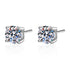 MJ-52 D Color Moissanite Lab Diamond Stud Earring For Women 925 Sterling Silver Wedding Engagement Ear Studs Jewelry