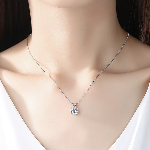 MJ-18 Sterling 100% 925 Silver Wedding Party Fine Jewelry Gift Pendant