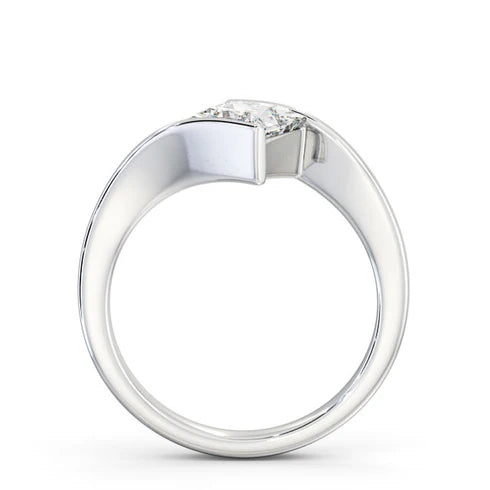 MJ-127 Classic 925 Sterling Silver Moissanite Ring stylish jewelry Anniversary Ring
