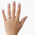 MJ-123 Classic 925 Sterling Silver Moissanite Ring stylish jewelry Anniversary Ring