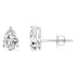 Pear Cut Lab Grown Diamond Studs by MJ Moissanite
