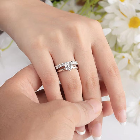 3mm Carat Round Moissanite Wedding Band 3mm Antique Design Ring