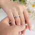 3mm Carat Round Moissanite Wedding Band 3mm Antique Design Ring