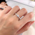 Luster Classic 18K White Gold 6 Claws Solitaire 0.5ct Round Brilliant Cut Lab Grown Diamond Ring
