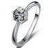 MJ-108 Classic 925 Sterling Silver Moissanite Ring stylish jewelry Anniversary Ring