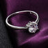 MJ-108 Classic 925 Sterling Silver Moissanite Ring stylish jewelry Anniversary Ring