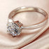 MJ-108 Classic 925 Sterling Silver Moissanite Ring stylish jewelry Anniversary Ring