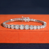 MJ-115 Classic Round Brilliant Cut Moissanite Tennis Bracelet – 925 Silver Rhodium Plated