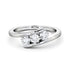 MJ-145 Classic 925 Sterling Silver Moissanite Ring stylish jewelry Anniversary Ring