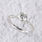 MJ-107 Classic Round Moissanite Twist Band Engagement Ring stylish jewelry Anniversary Ring