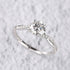 MJ-107 Classic Round Moissanite Twist Band Engagement Ring stylish jewelry Anniversary Ring
