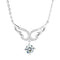 MJ-25 Celestial Wings Moissanite Pendant