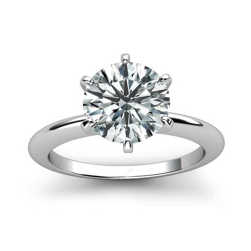 MJ-106 Classic 925 Sterling Silver Moissanite Ring stylish jewelry Anniversary Ring