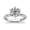 MJ-106 Classic 925 Sterling Silver Moissanite Ring stylish jewelry Anniversary Ring