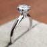 MJ-106 Classic 925 Sterling Silver Moissanite Ring stylish jewelry Anniversary Ring