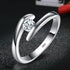 MJ-109 Classic 925 Sterling Silver Moissanite Ring stylish jewelry Anniversary Ring