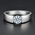 MJ-140 Classic 925 Sterling Silver Moissanite Ring stylish jewelry Anniversary Ring