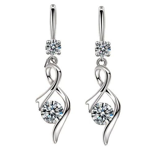 MJ-64 D Color Moissanite Lab Diamond Stud Earring For Women 925 Sterling Silver Wedding Engagement Ear Studs Jewelry