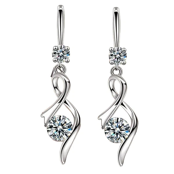 MJ-64 D Color Moissanite Lab Diamond Stud Earring For Women 925 Sterling Silver Wedding Engagement Ear Studs Jewelry