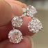MJ-67 D Color Moissanite Lab Diamond Stud Earring For Women 925 Sterling Silver Wedding Engagement Ear Studs Jewelry