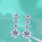 MJ-58 Silver 925 Original Moissanite Diamond Test Past Wedding Drop EarringsJewelry