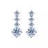 MJ-58 Silver 925 Original Moissanite Diamond Test Past Wedding Drop EarringsJewelry